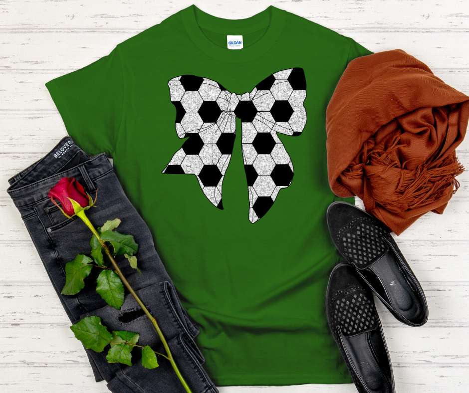 Sports Coquette Bows T-Shirt - Glitter