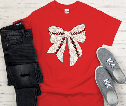 Sports Coquette Bows T-Shirt - Glitter