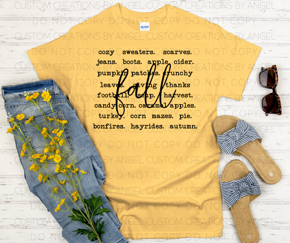 Words of Fall T-Shirt